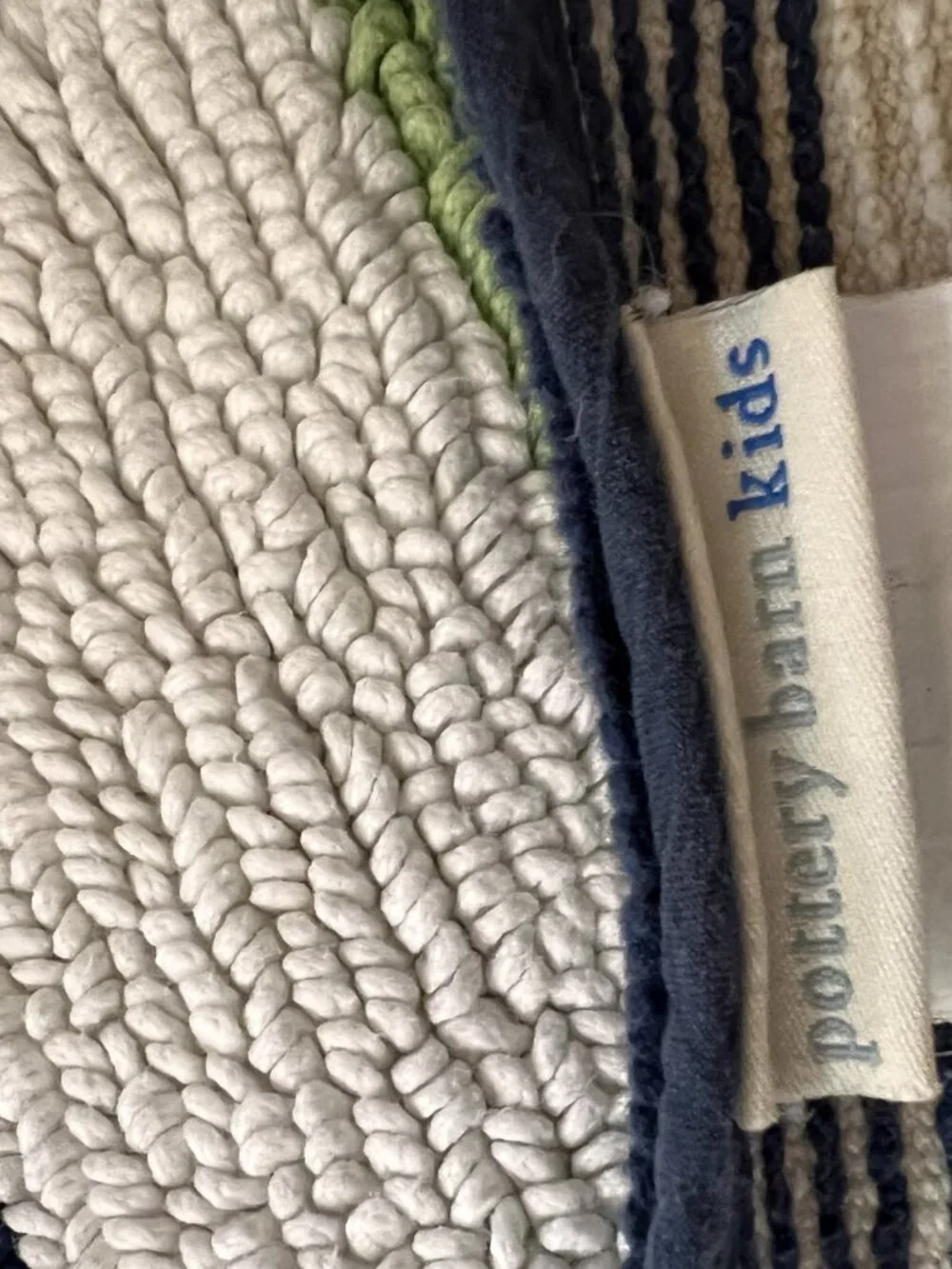 Pottery Barn Kids Alligator Shower Curtain and Bath Mat