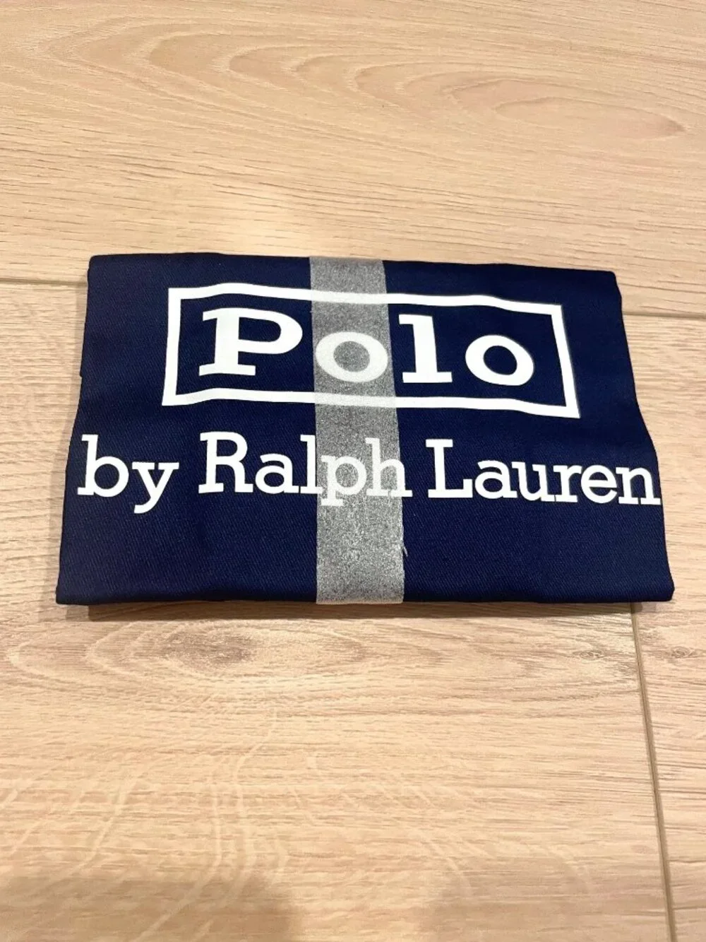 NWT Polo Ralph Lauren Blue Label Gold Crossbody Bag Leather