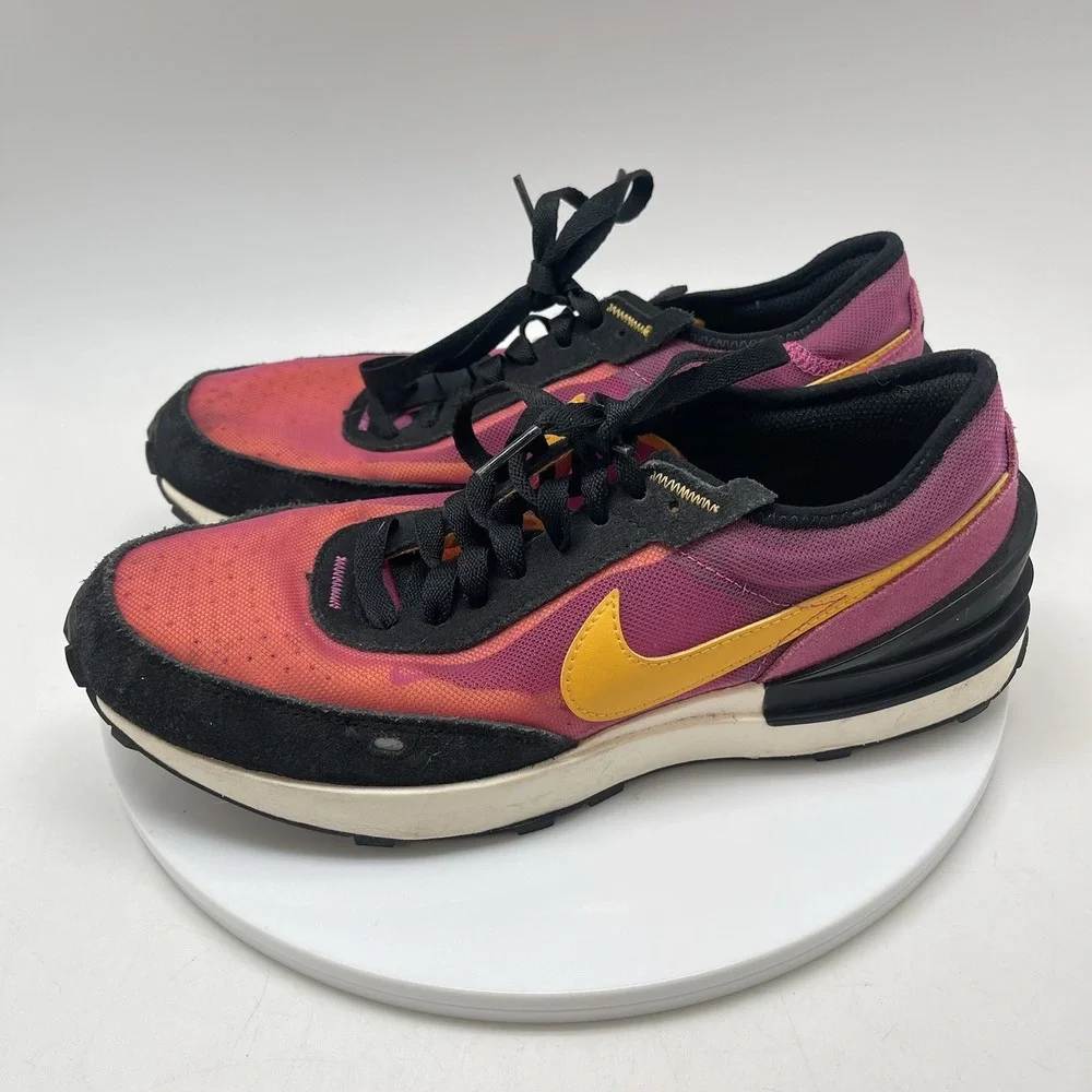 Nike Waffle One Sneakers Youth 7Y Purple Athletic‎ Running DC0481-600 Shoes