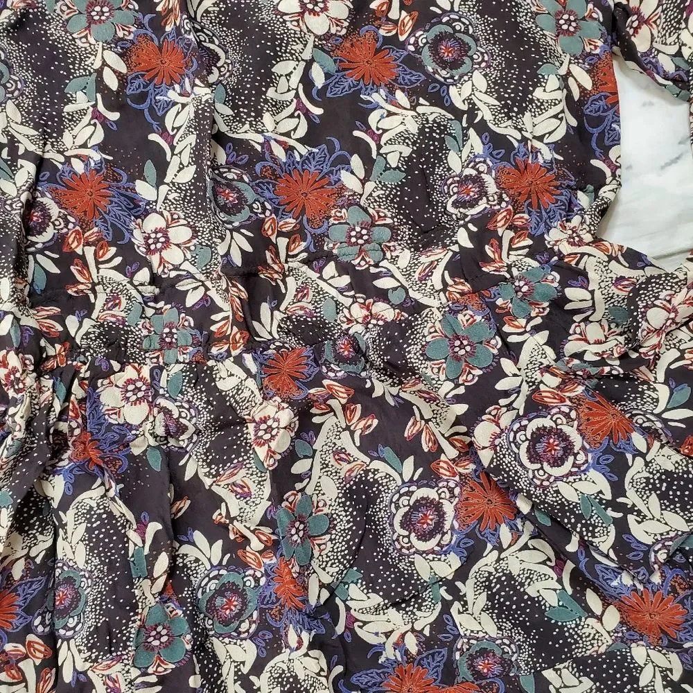 Free People Stealing Fire Mini Dress