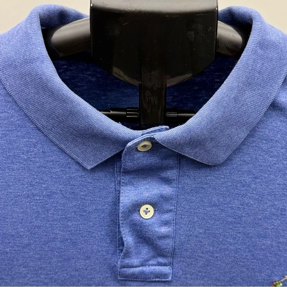 Polo Ralph Lauren Pima Soft Touch Blue Polo Shirt Men’s XL Classic Fit