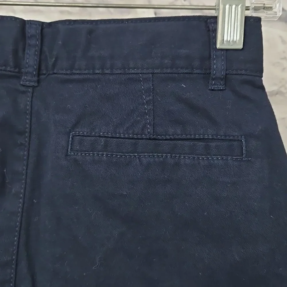 NWT The Children’s Place Boys Navy School Uniform Stretch Chino Shorts Classic 8