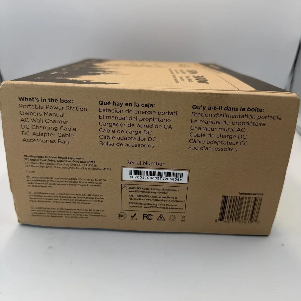 Westinghouse new igen200s