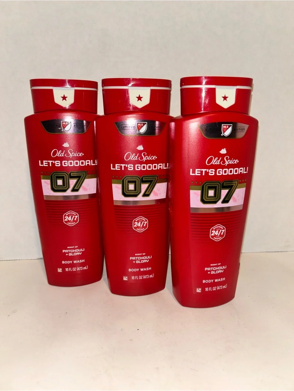 Old Spice Let's Goooal! 07 Body Wash - Red-Bundle