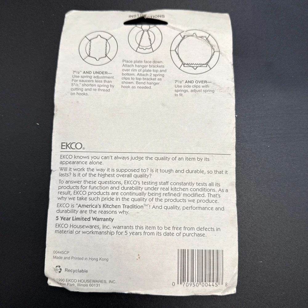 Ekco new old