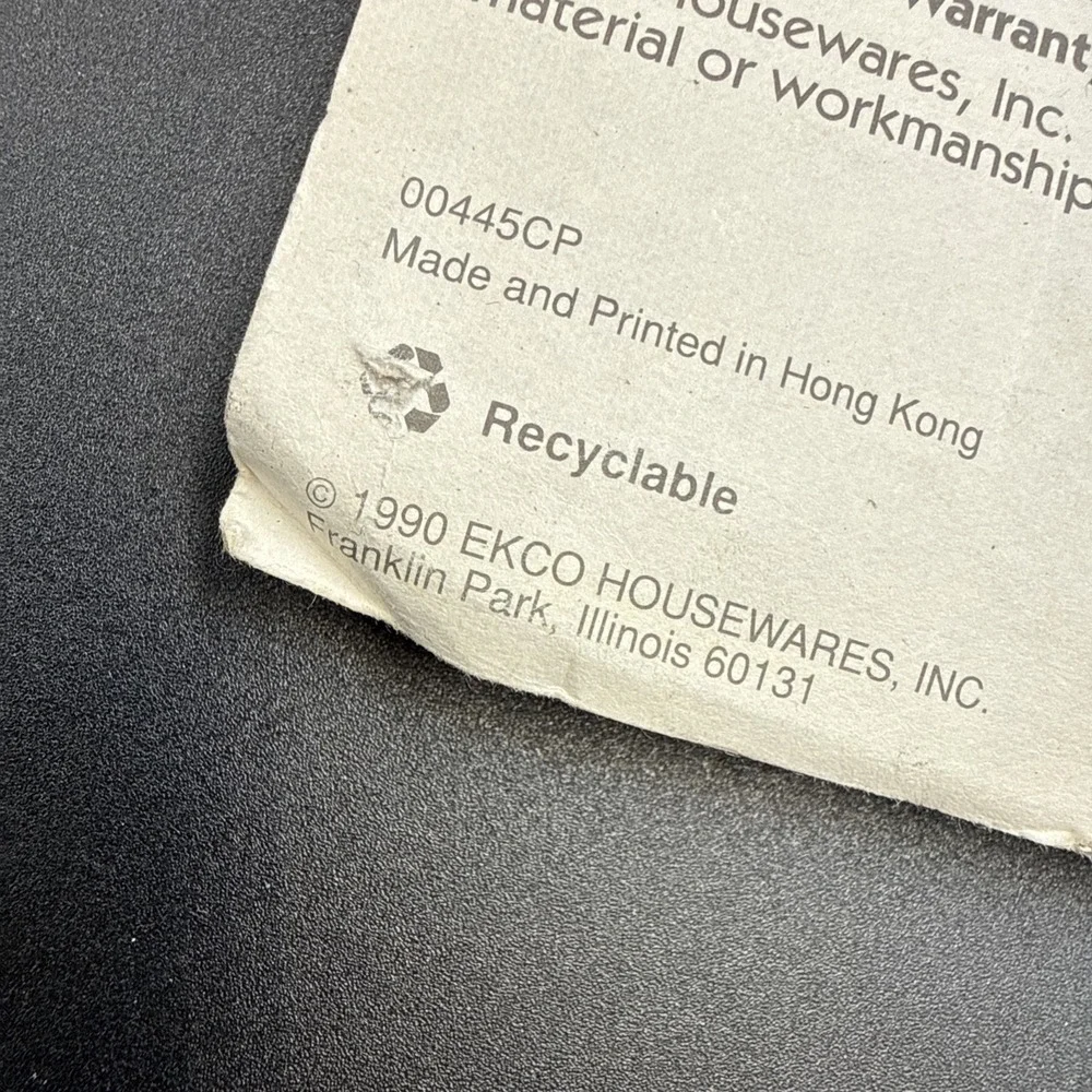 Ekco new old