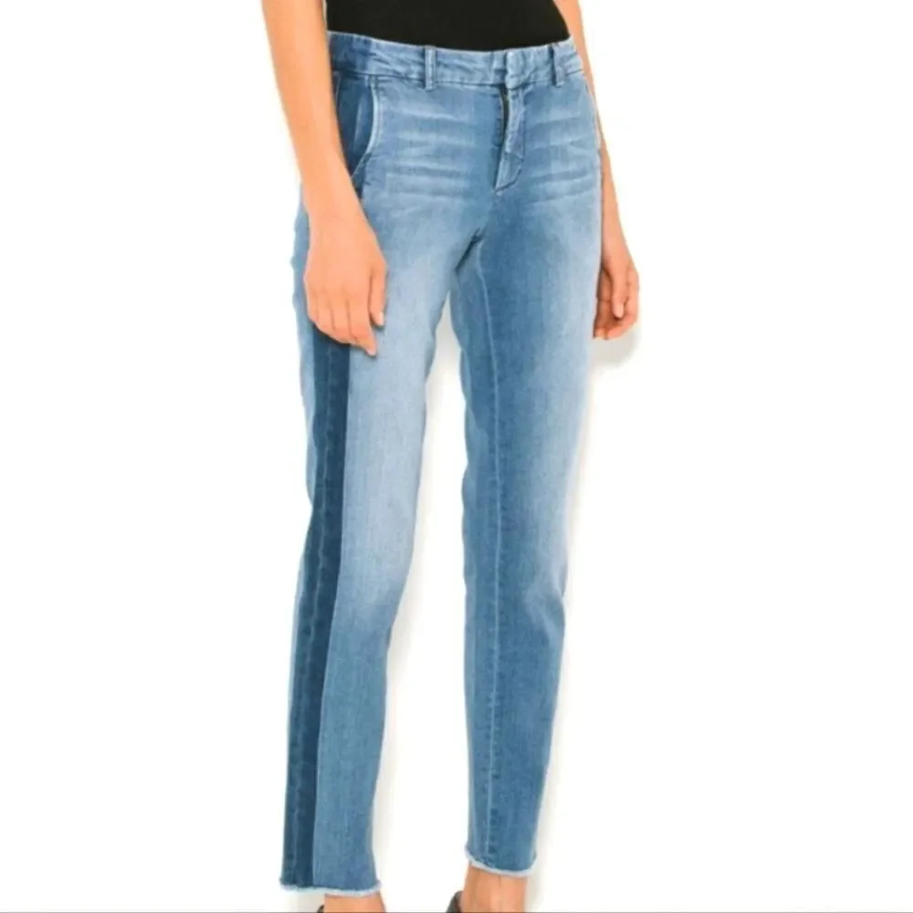 Vince Strapping Sunset Blvd Tuxedo Stripe Jeans, 26