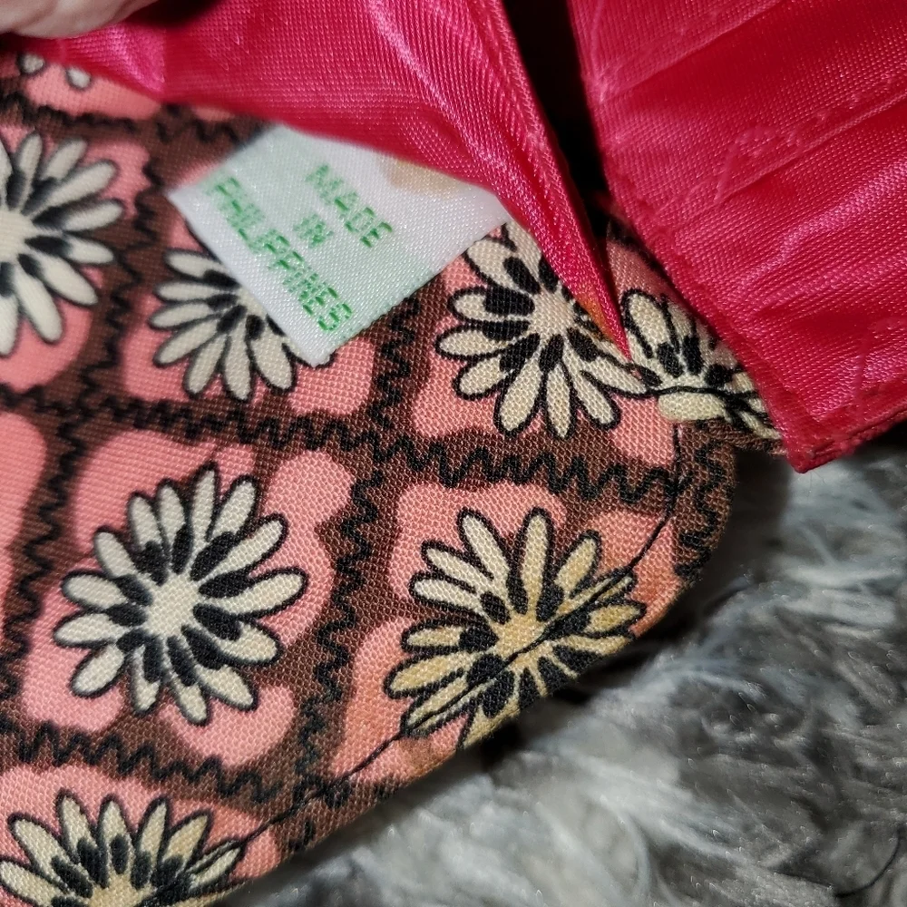 Vera Bradley Mocha Rouge Wallet