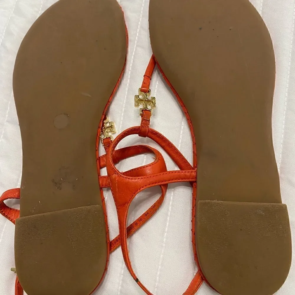 Tory Burch Marion Quilted Sandals Women Size 7