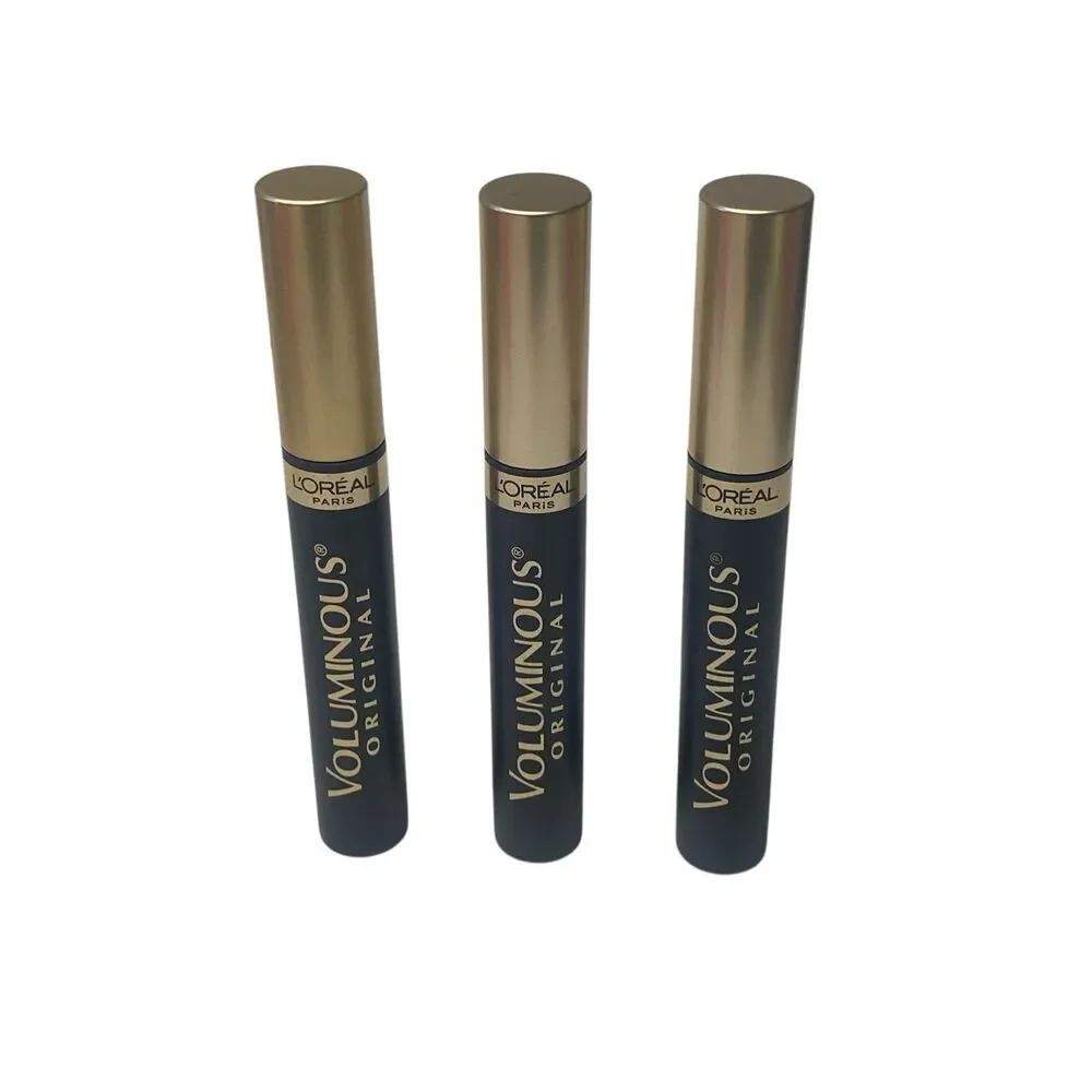 L'Oreal Paris Voluminous Original Mascara, Carbon Black, 3 Count New No‎ Box