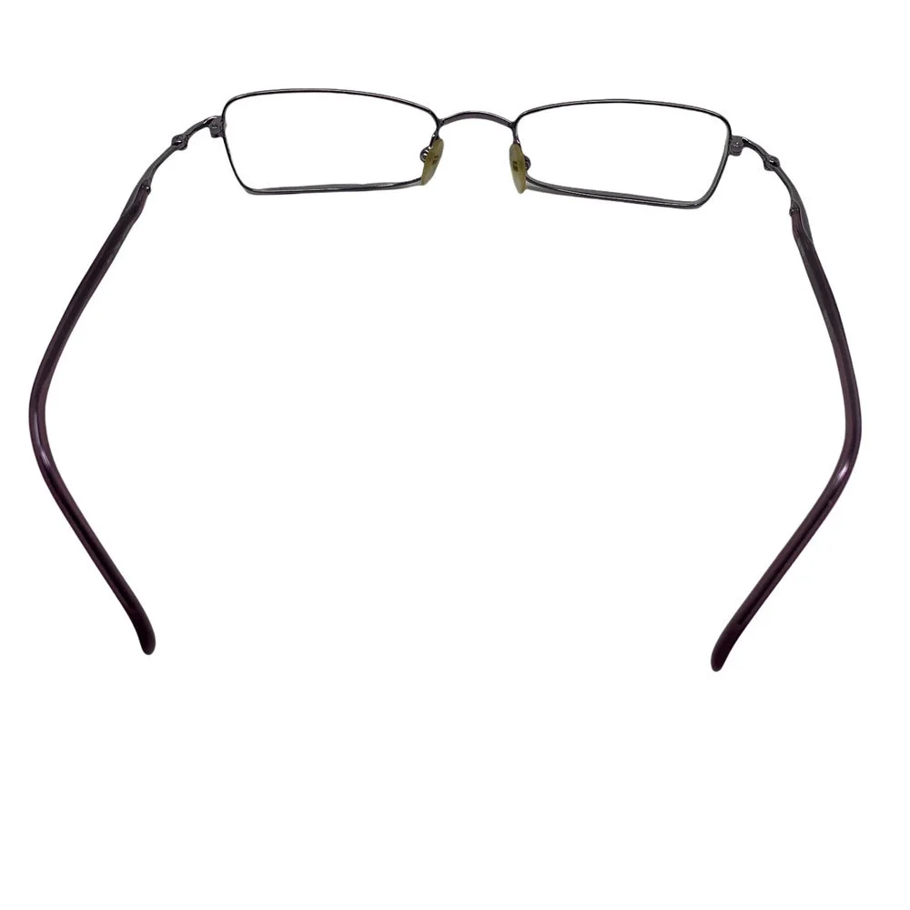 Vintage Vanni Occhiali Eyeglass Frames Only Purple Metal Full Rim C356 7574