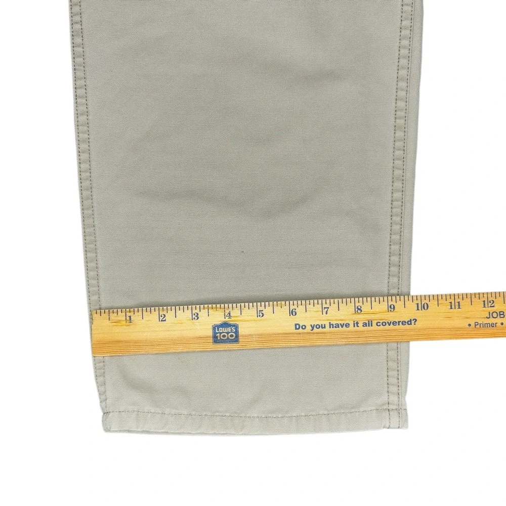 Vintage North Face A5 Series Pants Mens 36x30 Beige Canvas Belted Baggy Wide Y2K