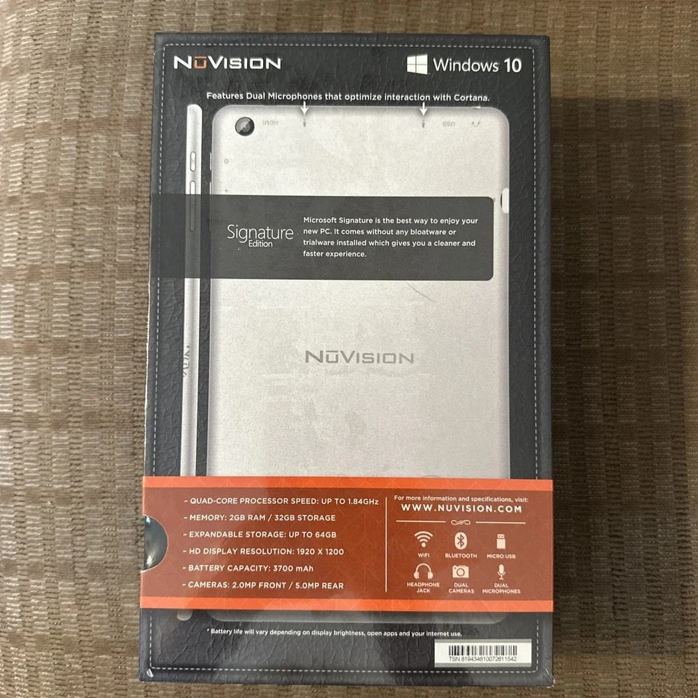 NuVision tm800w610l tablet