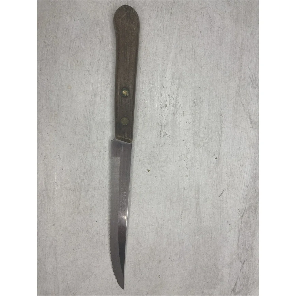 Bloomfield Vintage Stainless Knife Wood Handle Made‎ In Japan