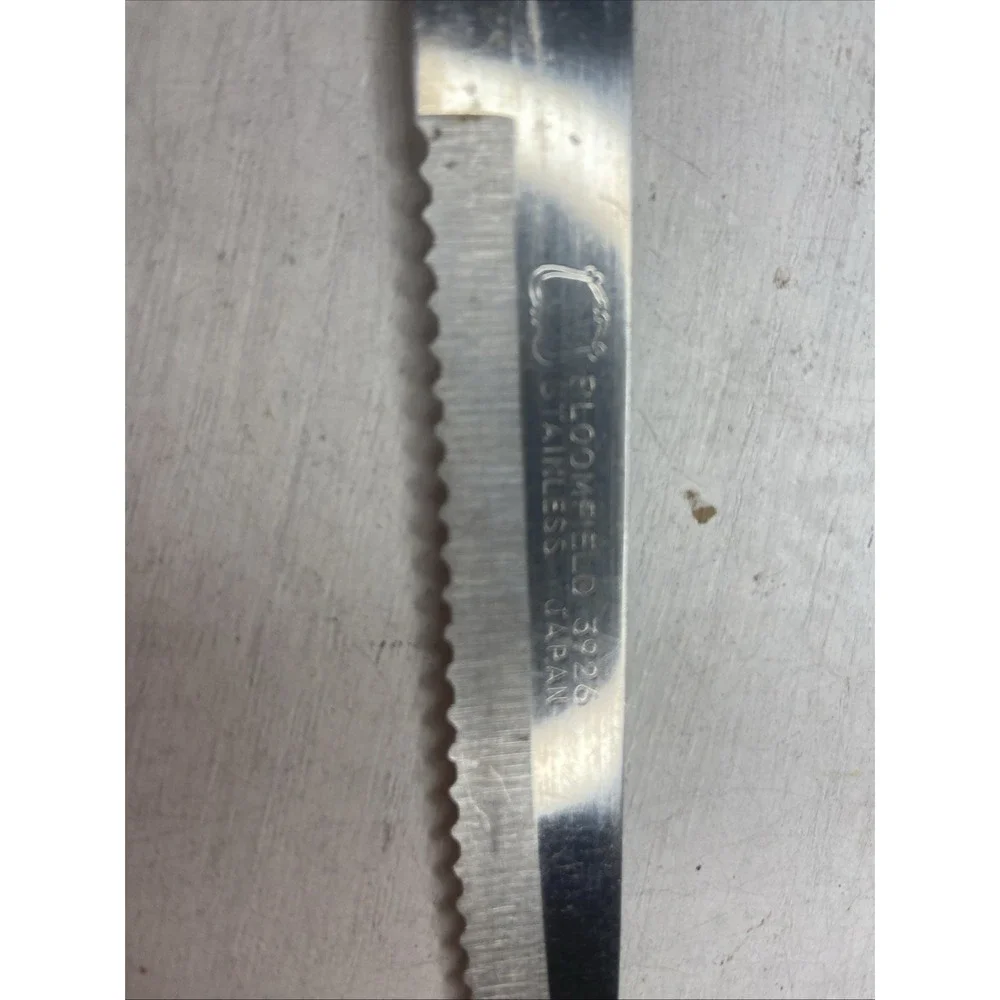 Bloomfield Vintage Stainless Knife Wood Handle Made‎ In Japan