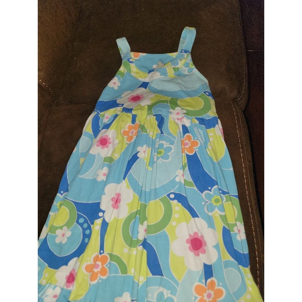 Gymboree‎ outlet rainbow cabana floral maxi dress size 10