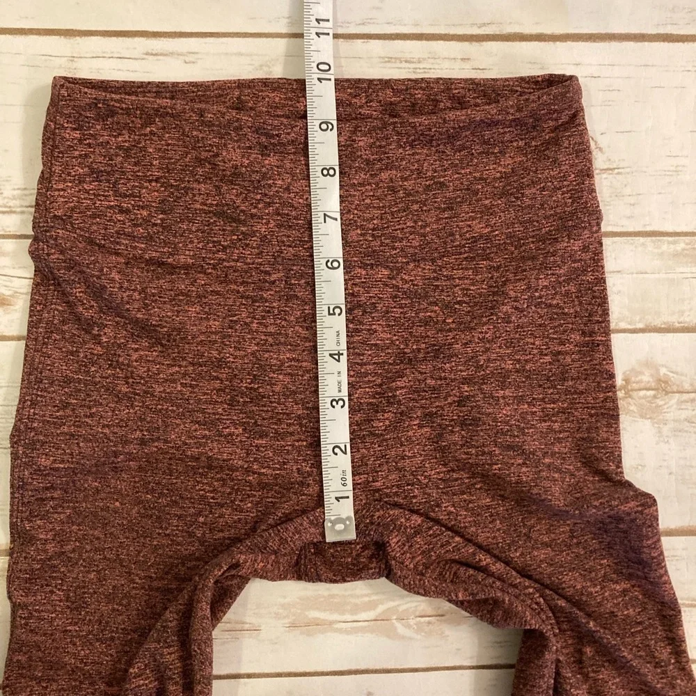 Free People Movement Space Dye Berry Halo Cutout Yoga Leggings XS