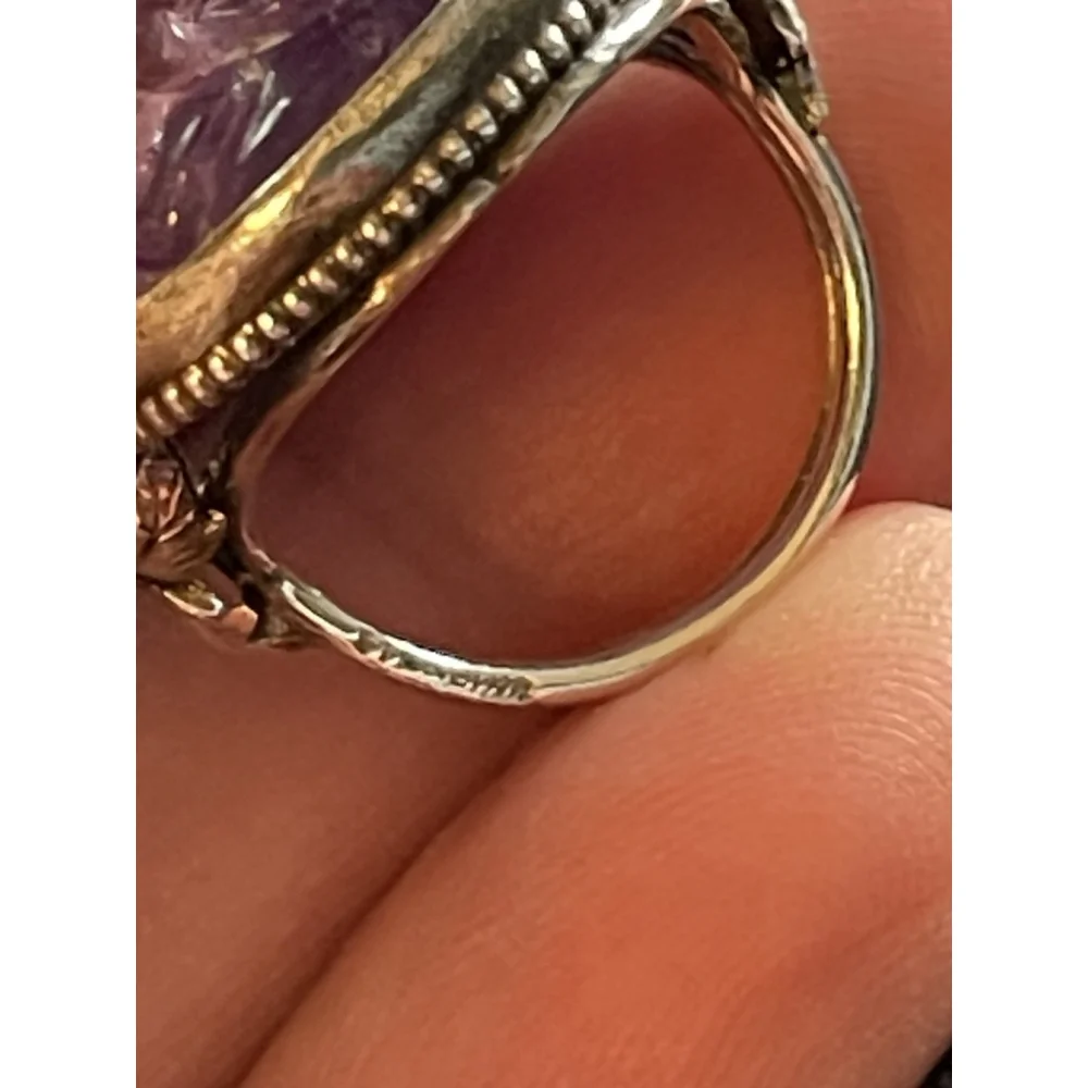 Antique nuevo statement amethyst