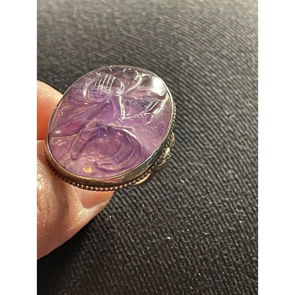 Antique adorn flower sterling