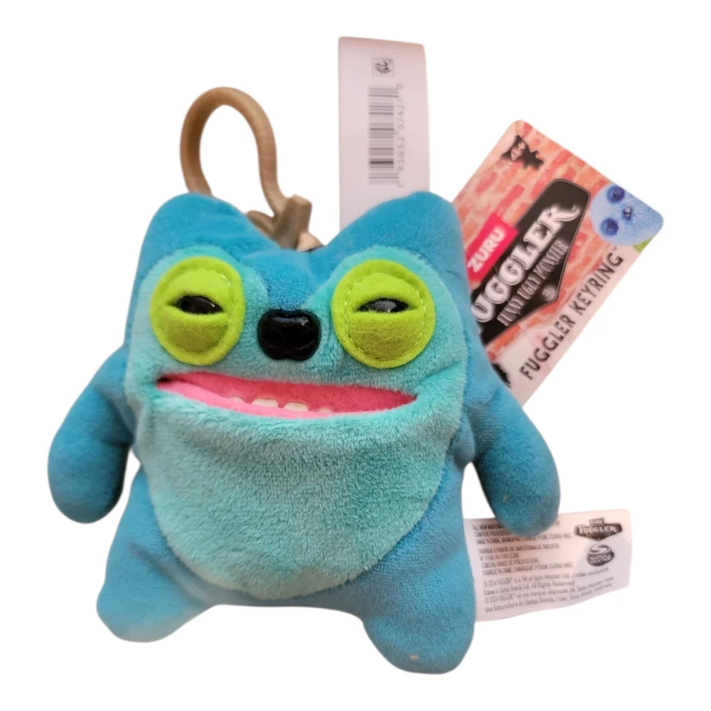 Fuggler Blue Backpack Clip!! Greedy Grinner NWT‎