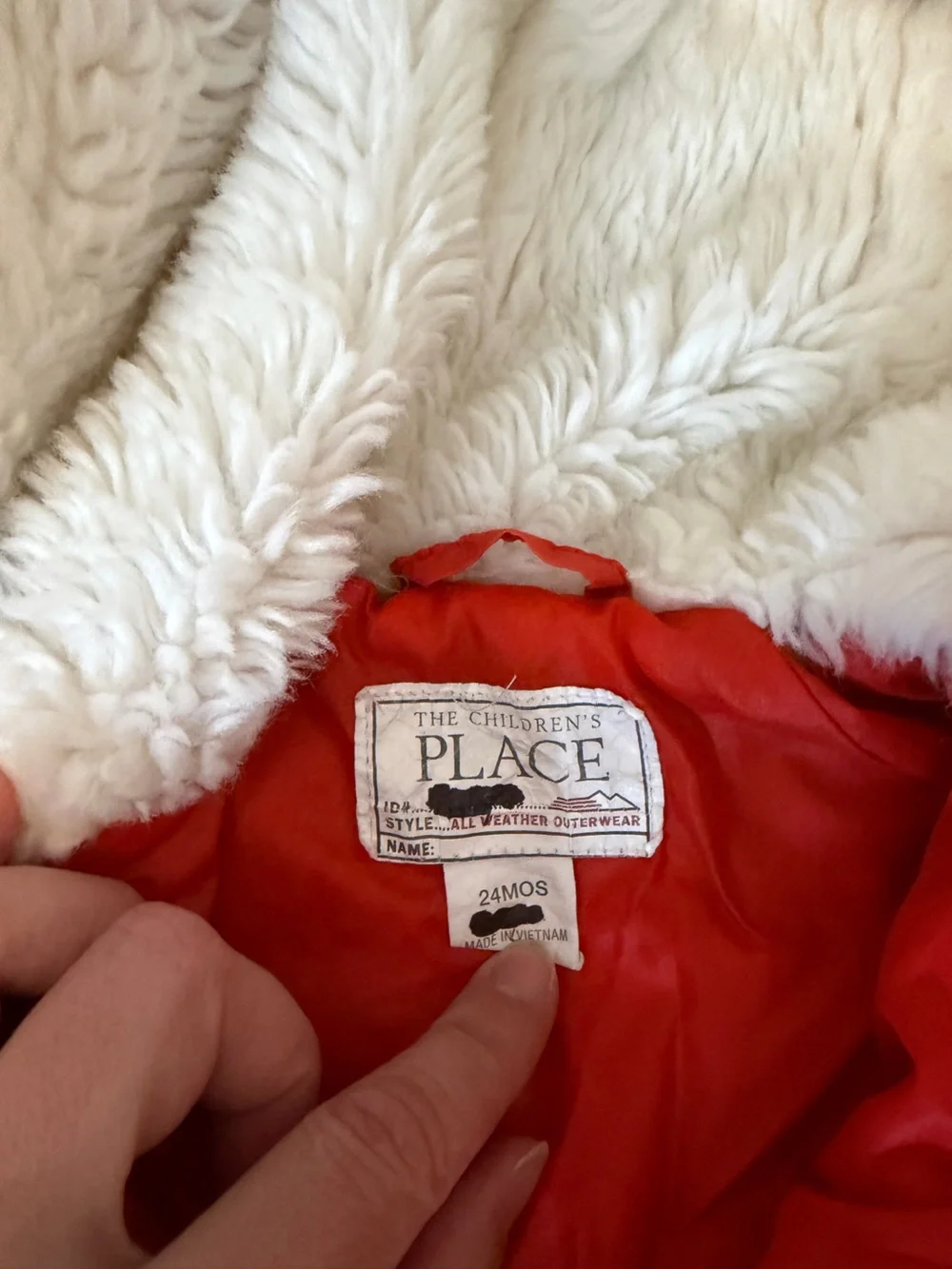 The Childrens Place design hood