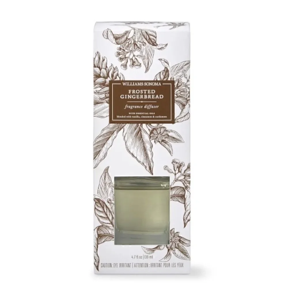 Williams Sonoma Frosted Gingerbread Diffuser NIB