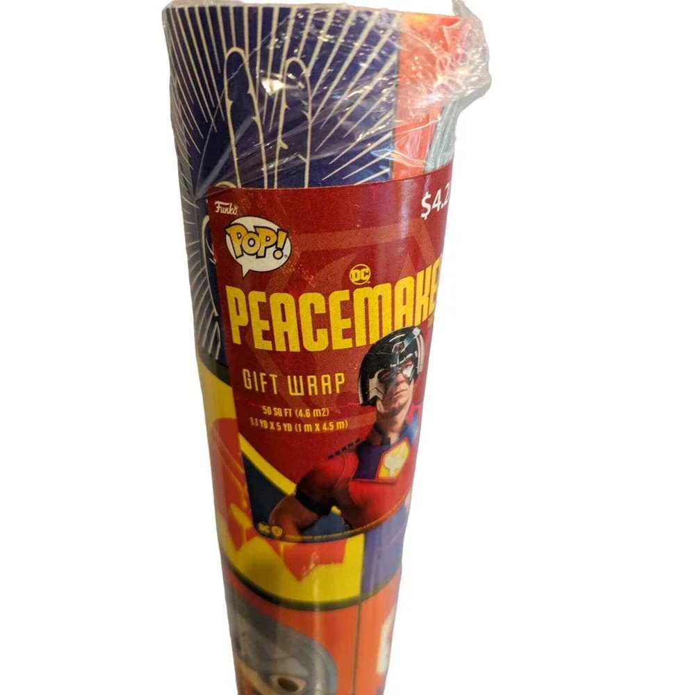 Funko POP! DC Peacemaker Gift Wrap 50 Sq Ft Officially‎ Licensed New