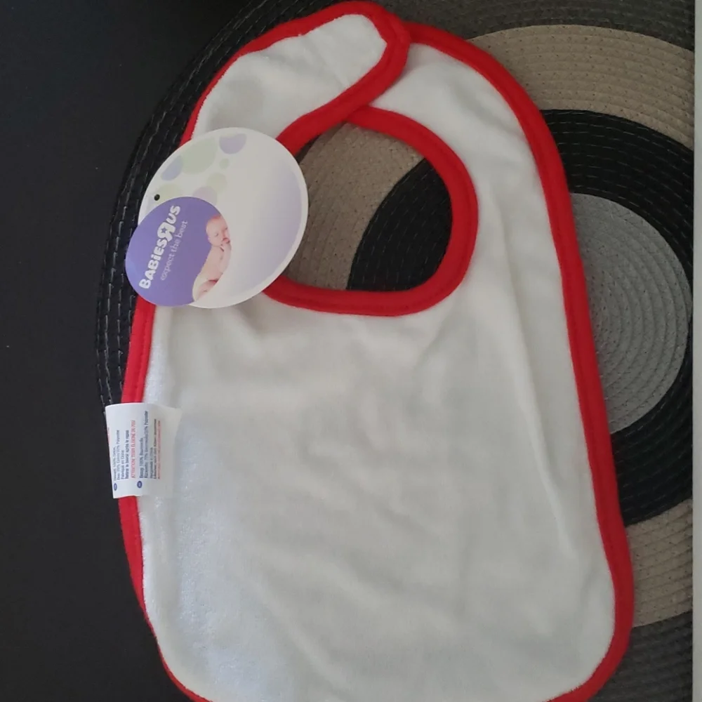 NWT My First Christmas bib infant