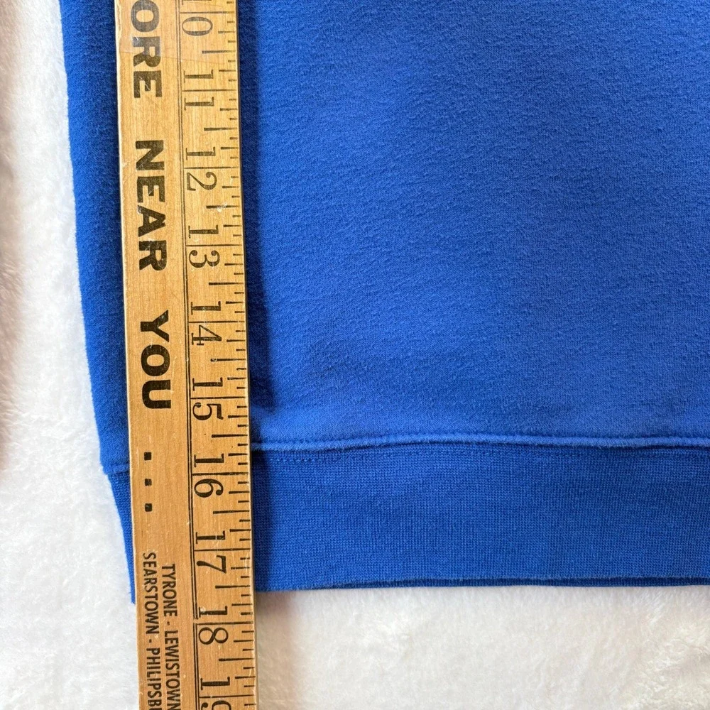 Nike Air Sweatshirt Kids‎ Size 7 6-7 Years Blue Crewneck Spell Out