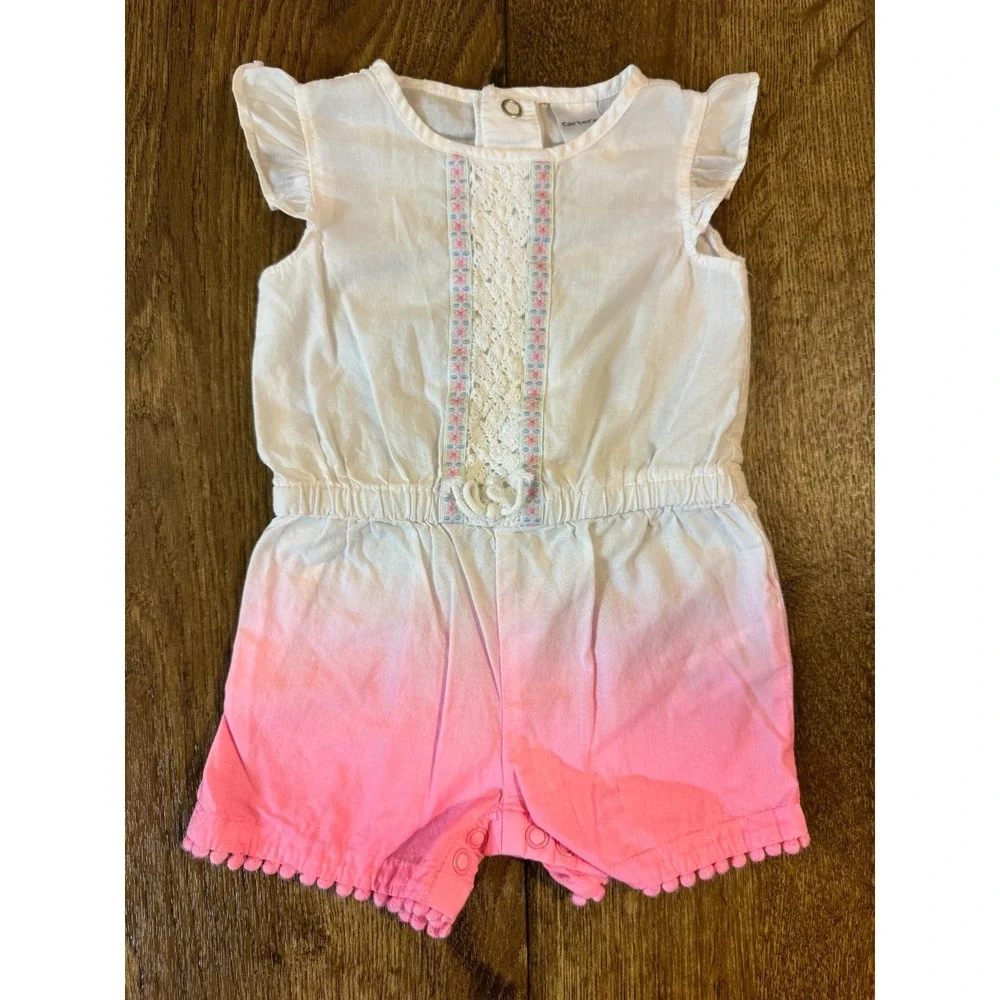 Carters Baby Girl‎ Clothes Lot 3 Months Rompers Outfits Summer Shorts 1 Pieces