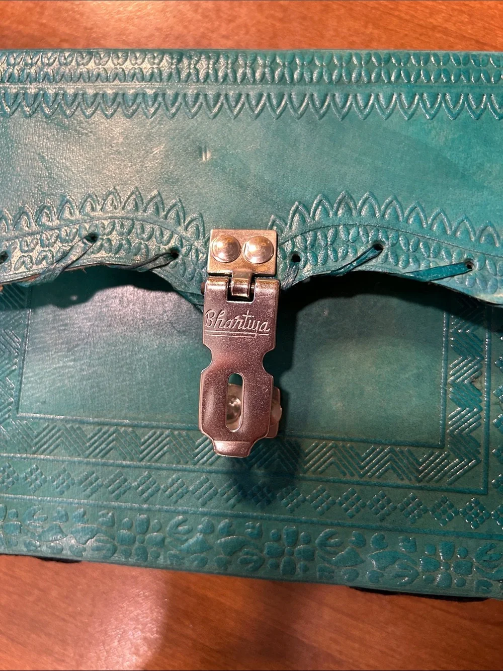 Bhantiya handmade teal