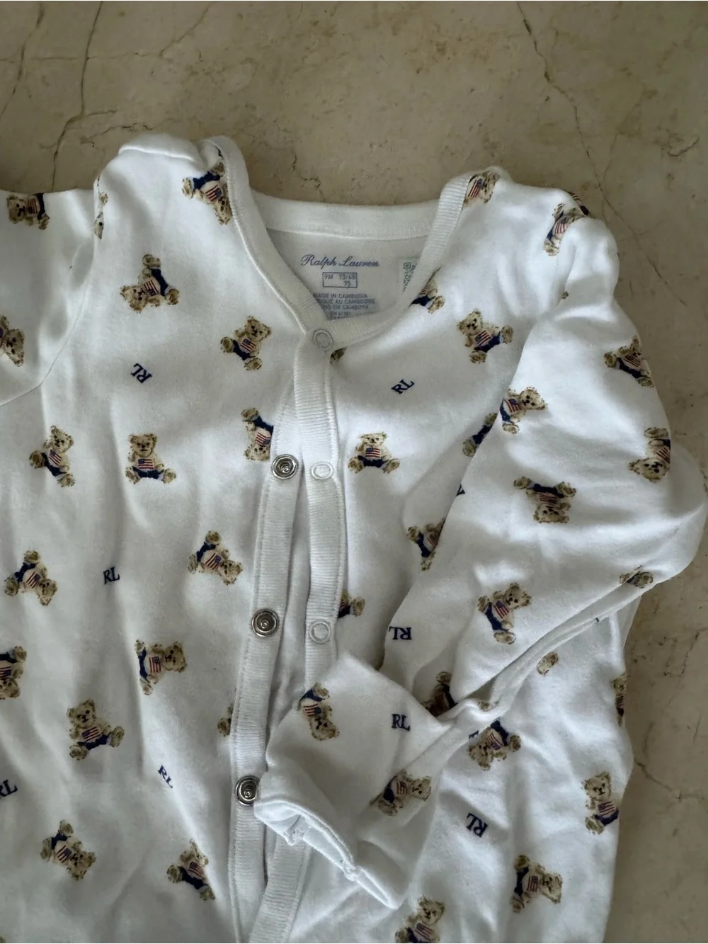 Ralph lauren Baby One-Piece with bear Print