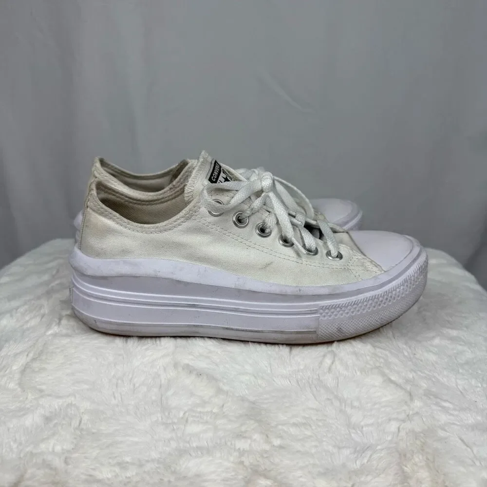 Converse white canvas