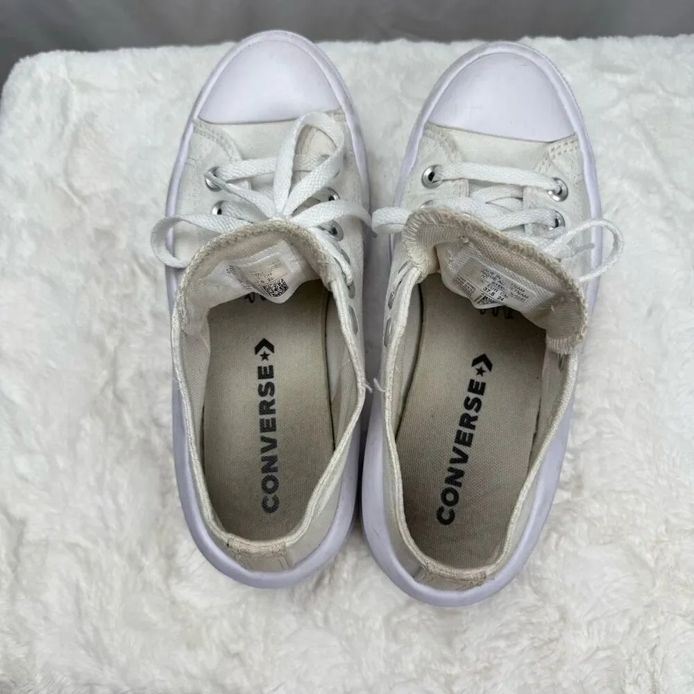 Converse white canvas