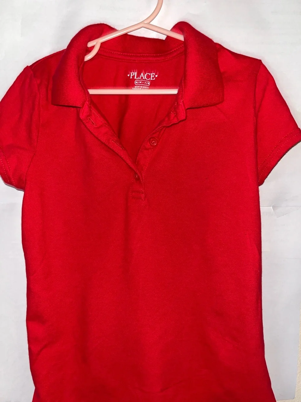 The Children's Place Bright Red Polo Shirt