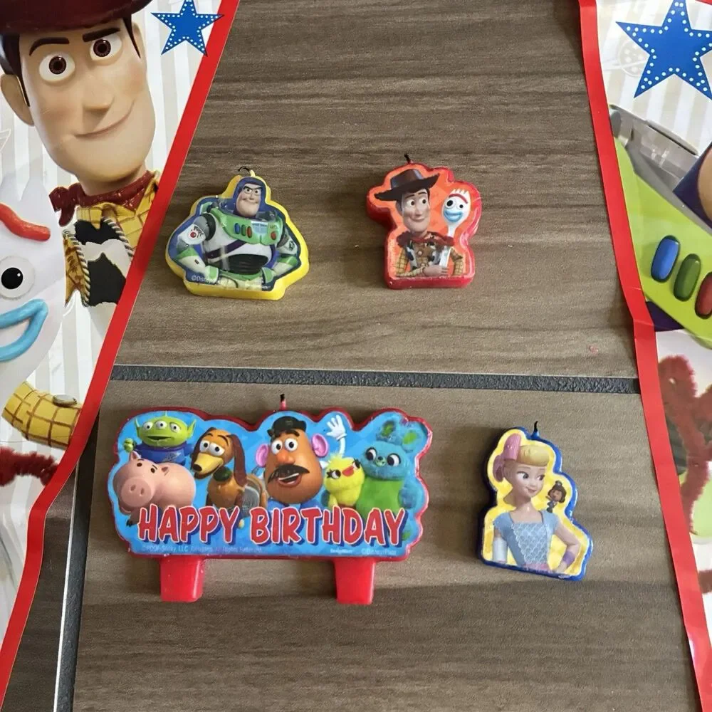 Toy Story 4 Birthday Party Decorations Lot of 60+ Disney Pixar Woody Buz Forky