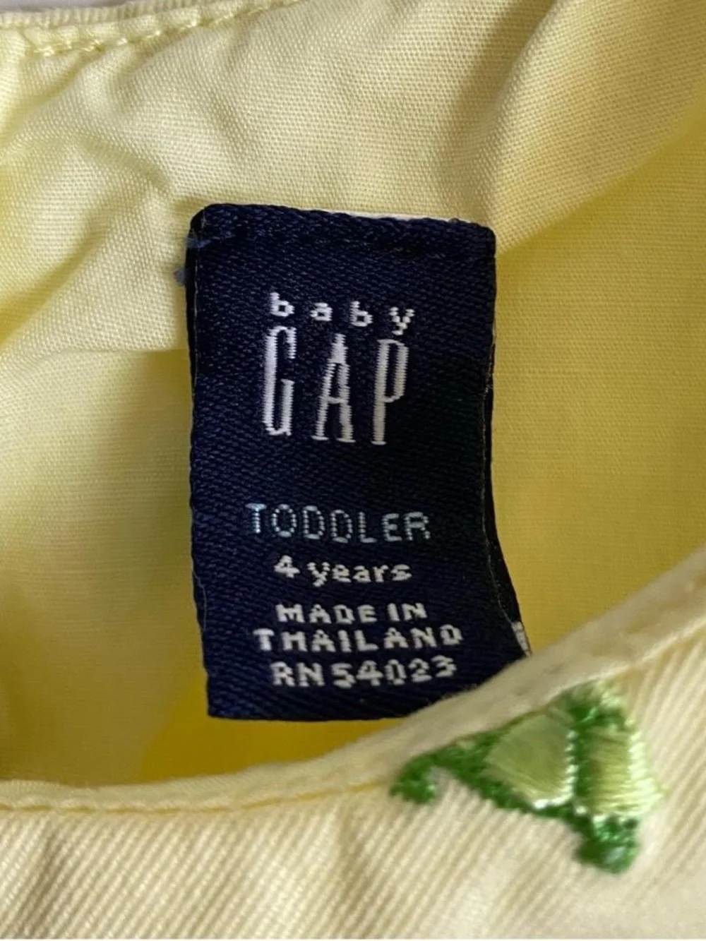 GAP size 4t