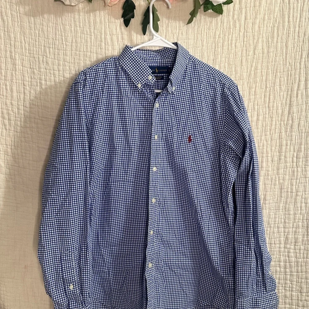 Polo by Ralph Lauren Blue Dress Shirt Classic Fit
