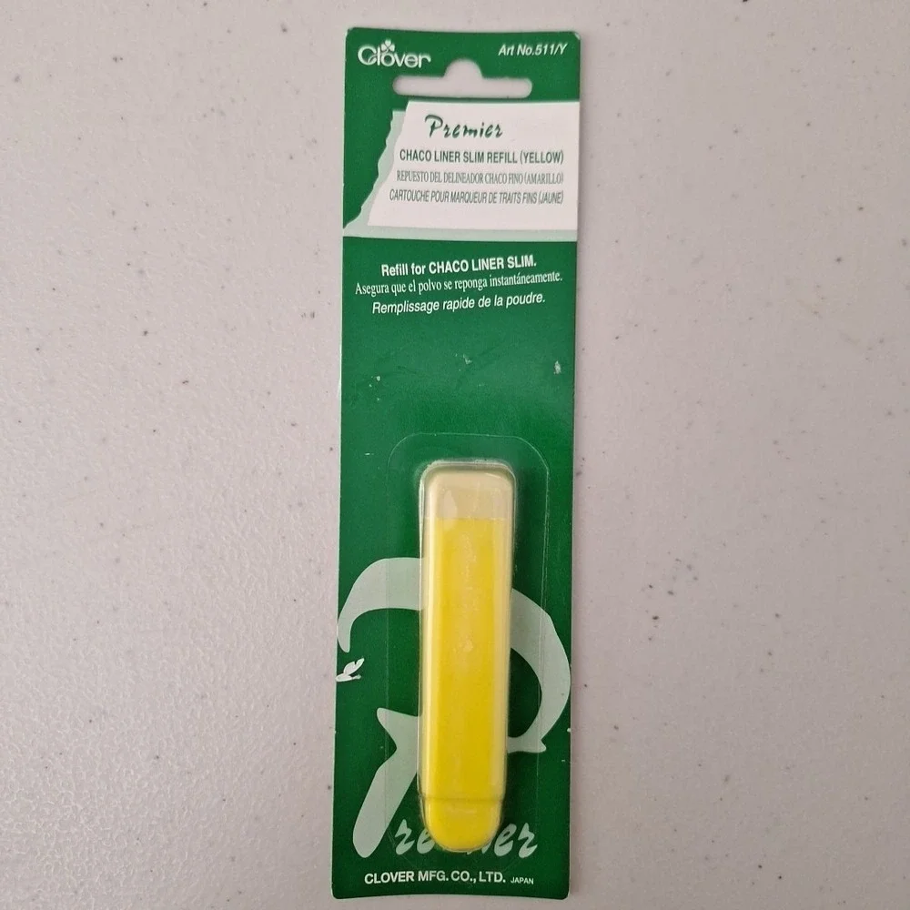 Clover Chaco Liner Slim Pen Refill Yellow Powder No. 511/Y MADE IN JAPAN New