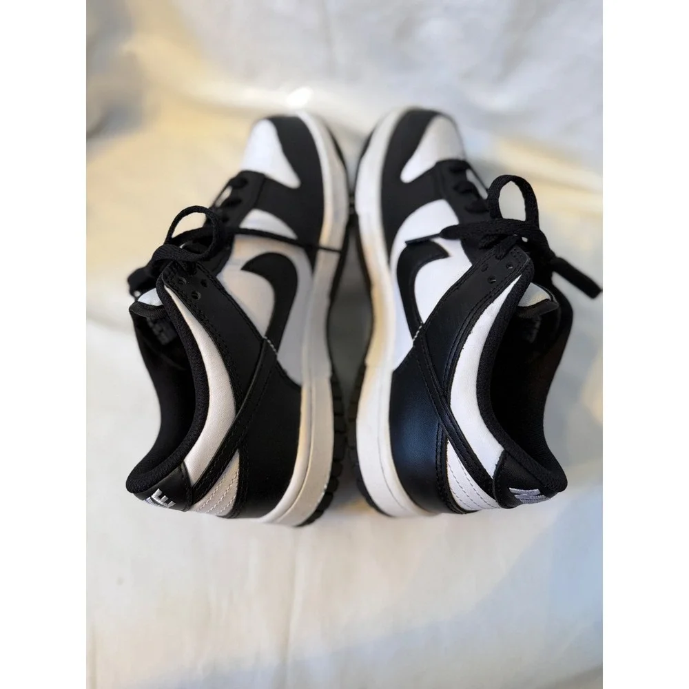 Nike Dunk Low Panda Black White GS Kids Shoes CW1590-100 Size 5Y