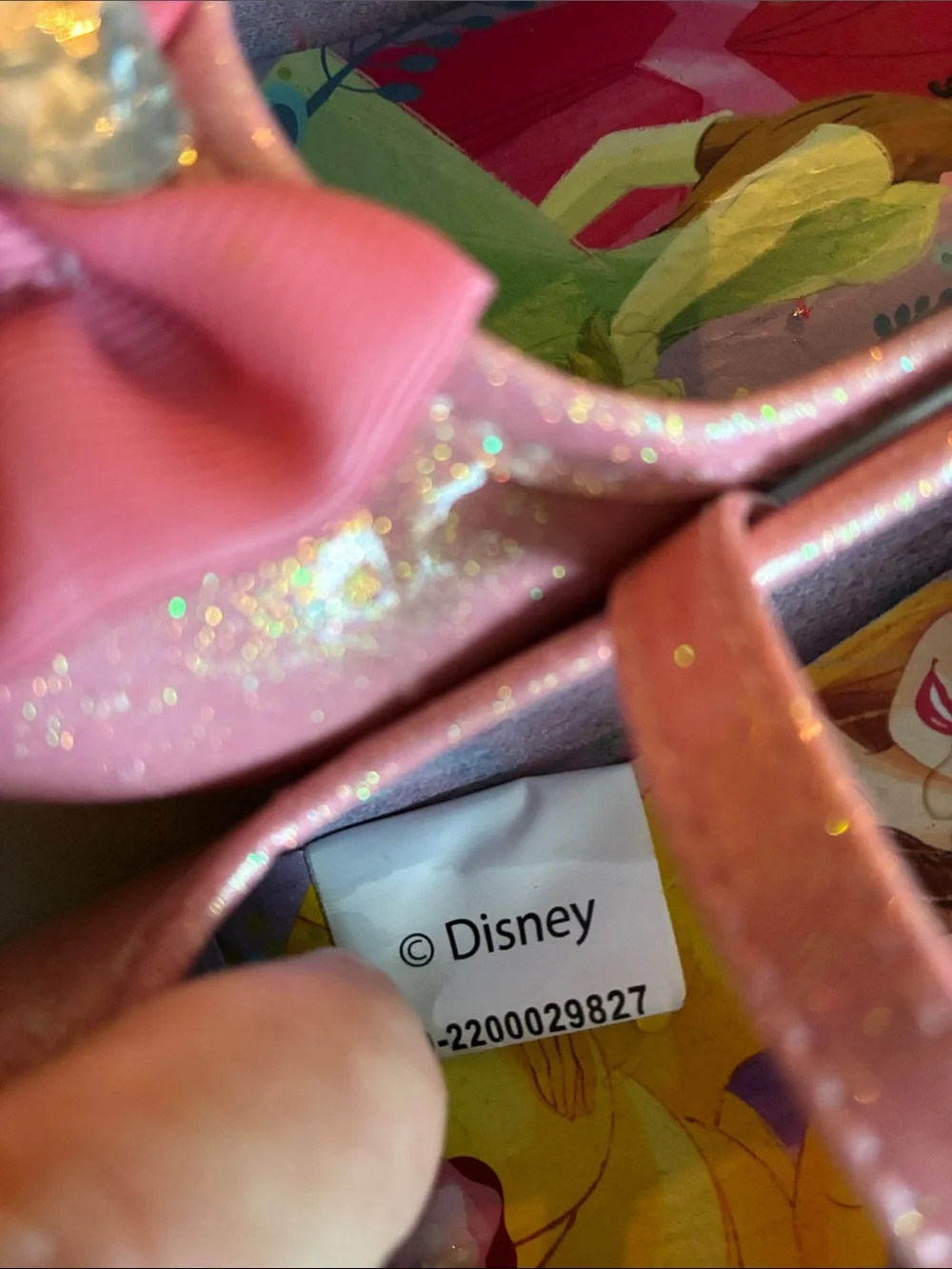 Disney shimmery pink