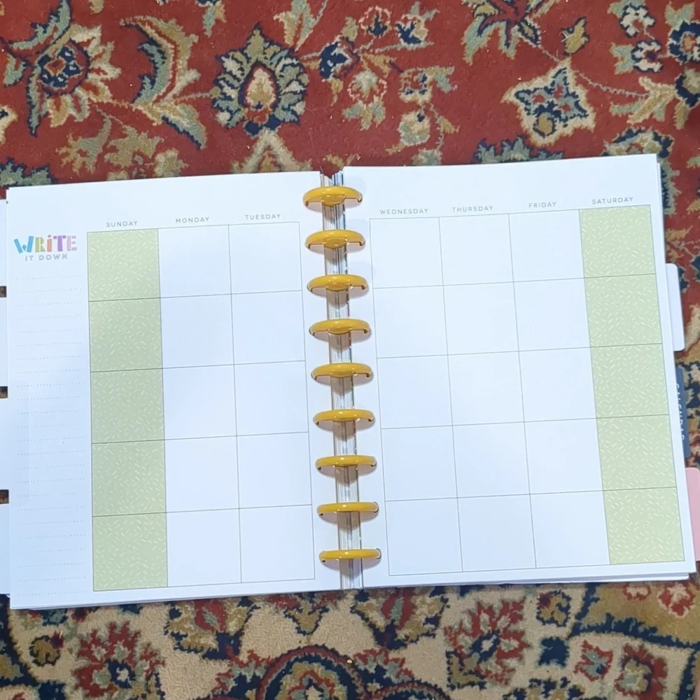 Happy Planner stylish notebook