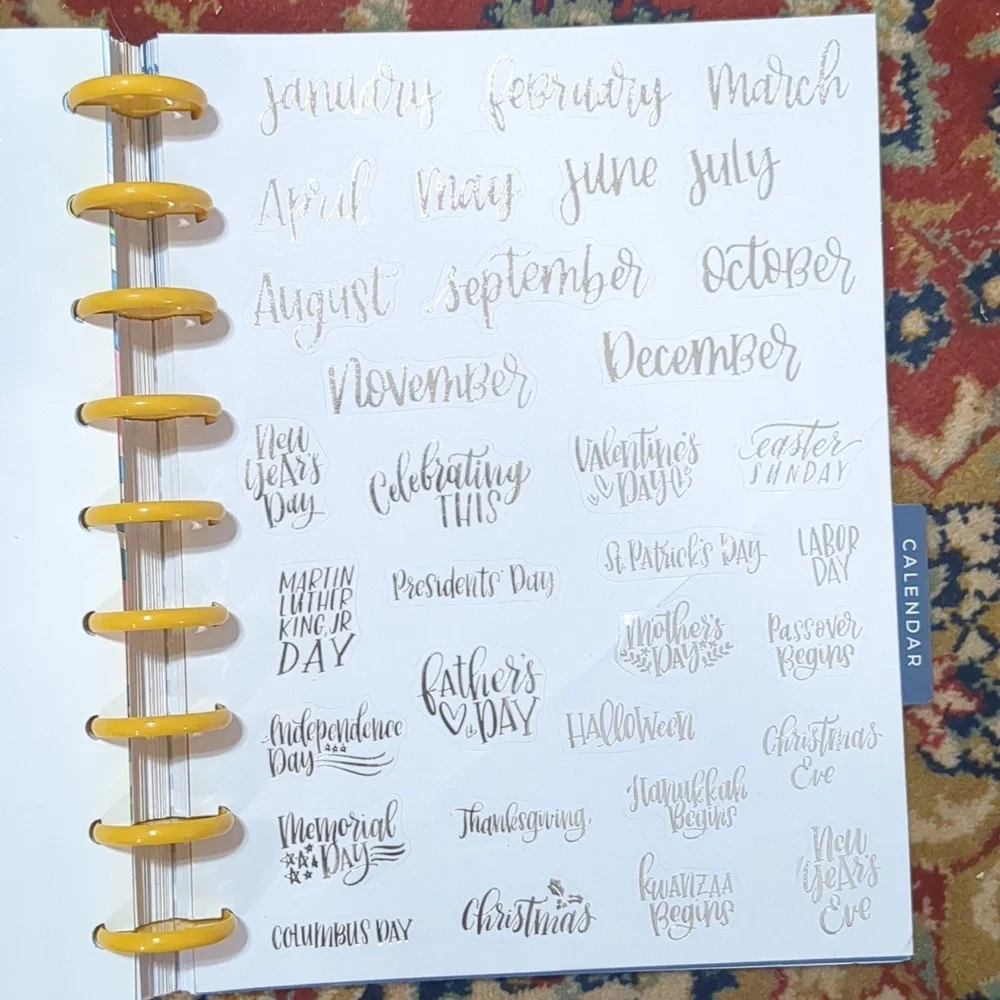 Happy Planner stylish notebook