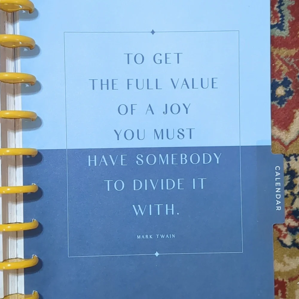 Happy Planner stylish notebook