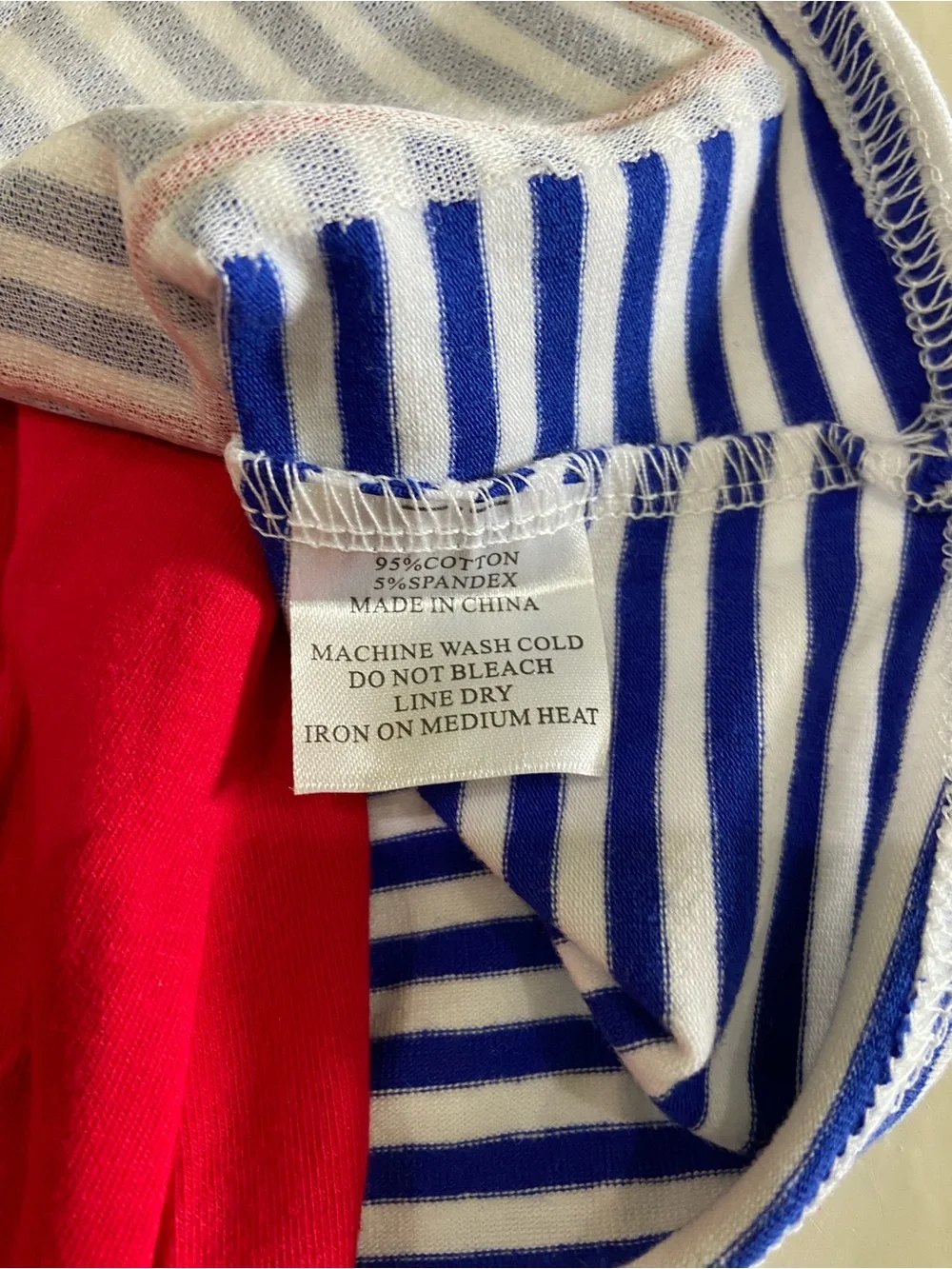 Honeydew USA cover neckline striped