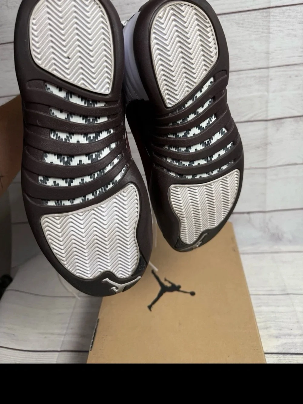 Air Jordan 12 Retro SP A Ma Maniére White Burgundy Size 11W / 9.5M DV6989-100