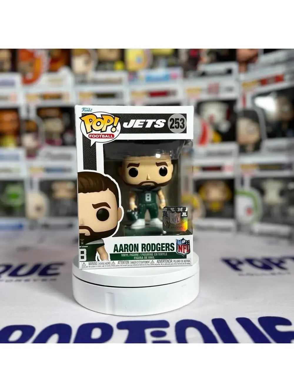 NFL New York Jets Aaron Rodgers Funko Pop! Vinyl Figure #253