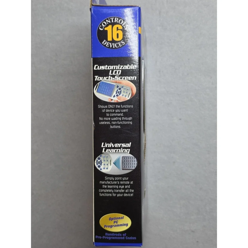 Sima SUR-35 Ultimate Universal Learning Remote Control Touch‎ Screen Backlit NIB