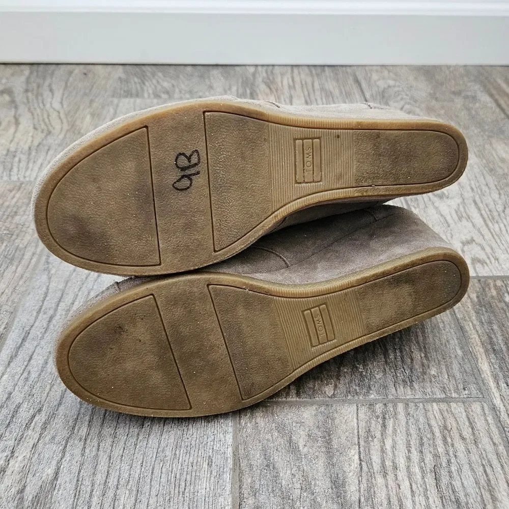 Toms Kala Suede Wedge Ankle Boots