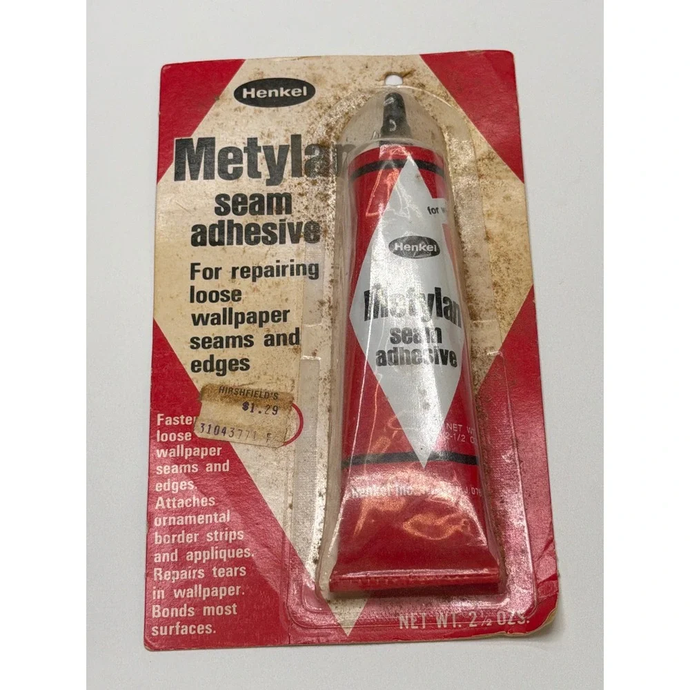 Henkel Metylan Seam Adhesive for Wallpaper Repair Loose‎ Edges 2.25 oz Tube